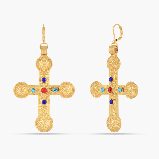 The Renaissance Cross Earrings