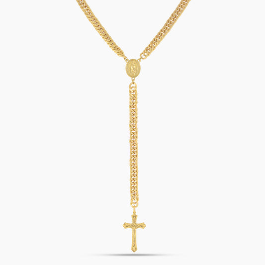 Mid-Sized Rosary Cuban Chain