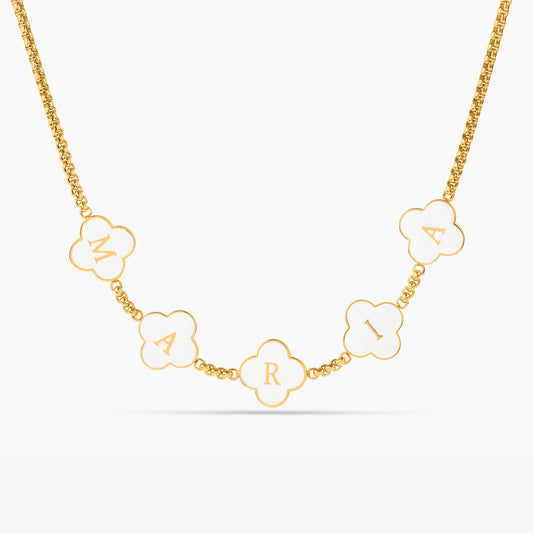 Luxe Petal Name Necklace