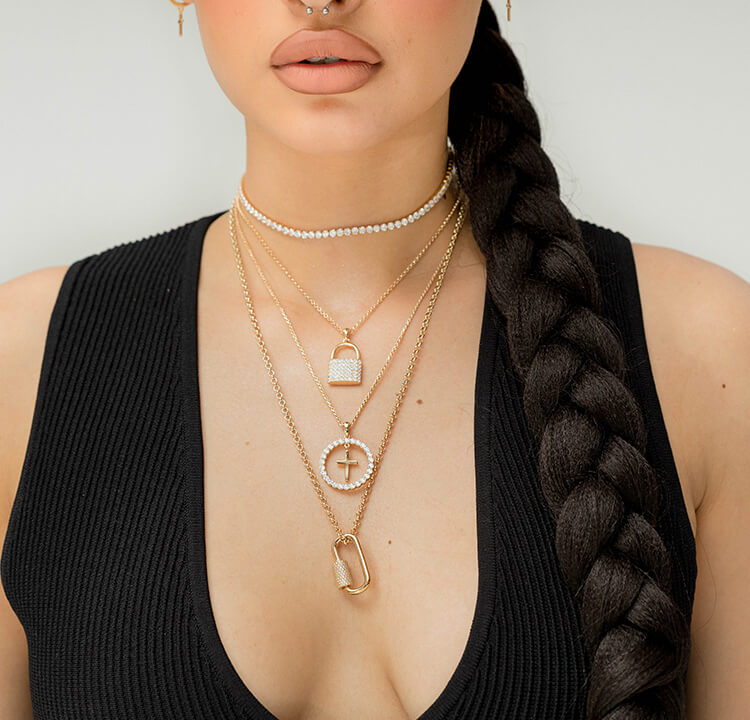 The Iced Screw Lock Pendant