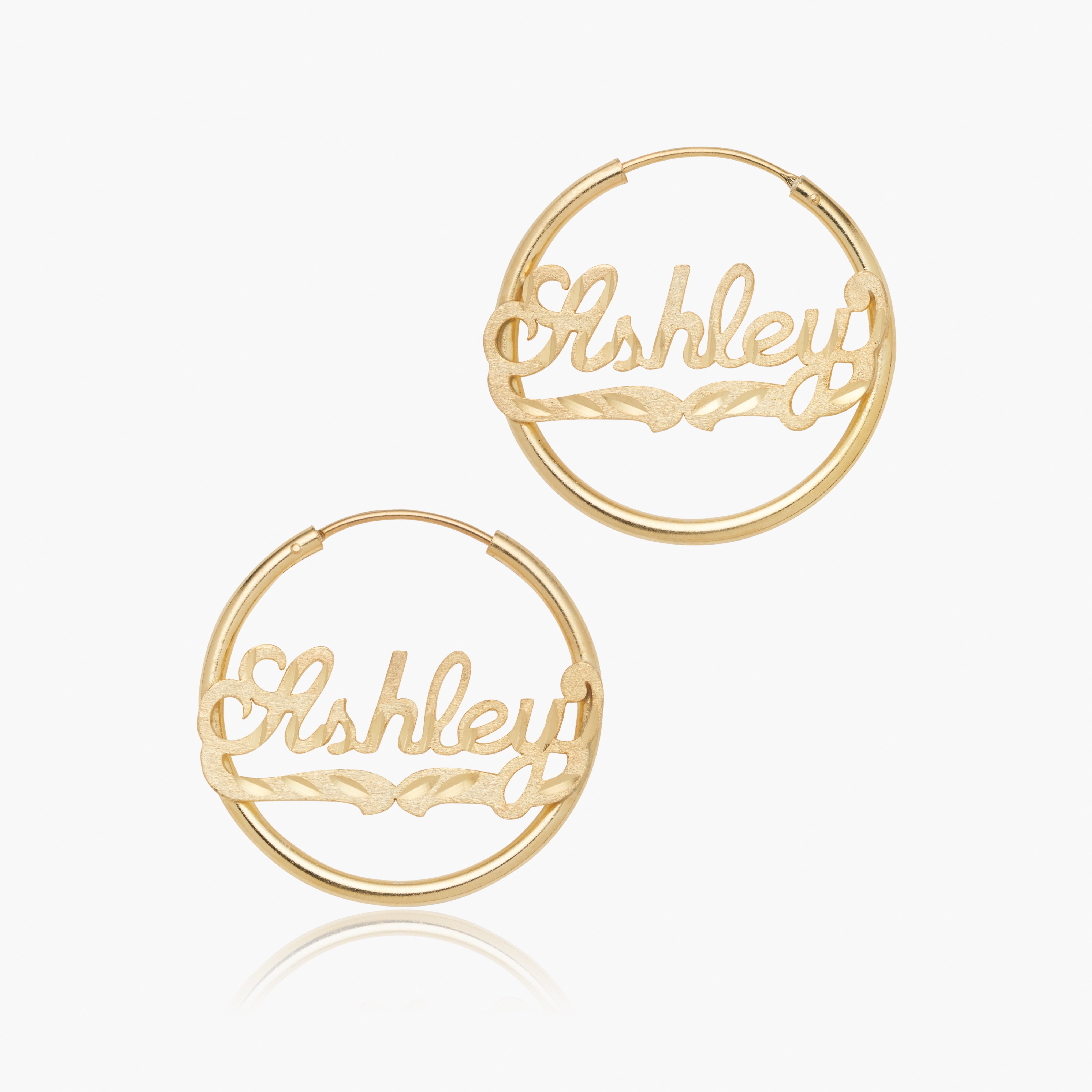 Diamond name deals earrings