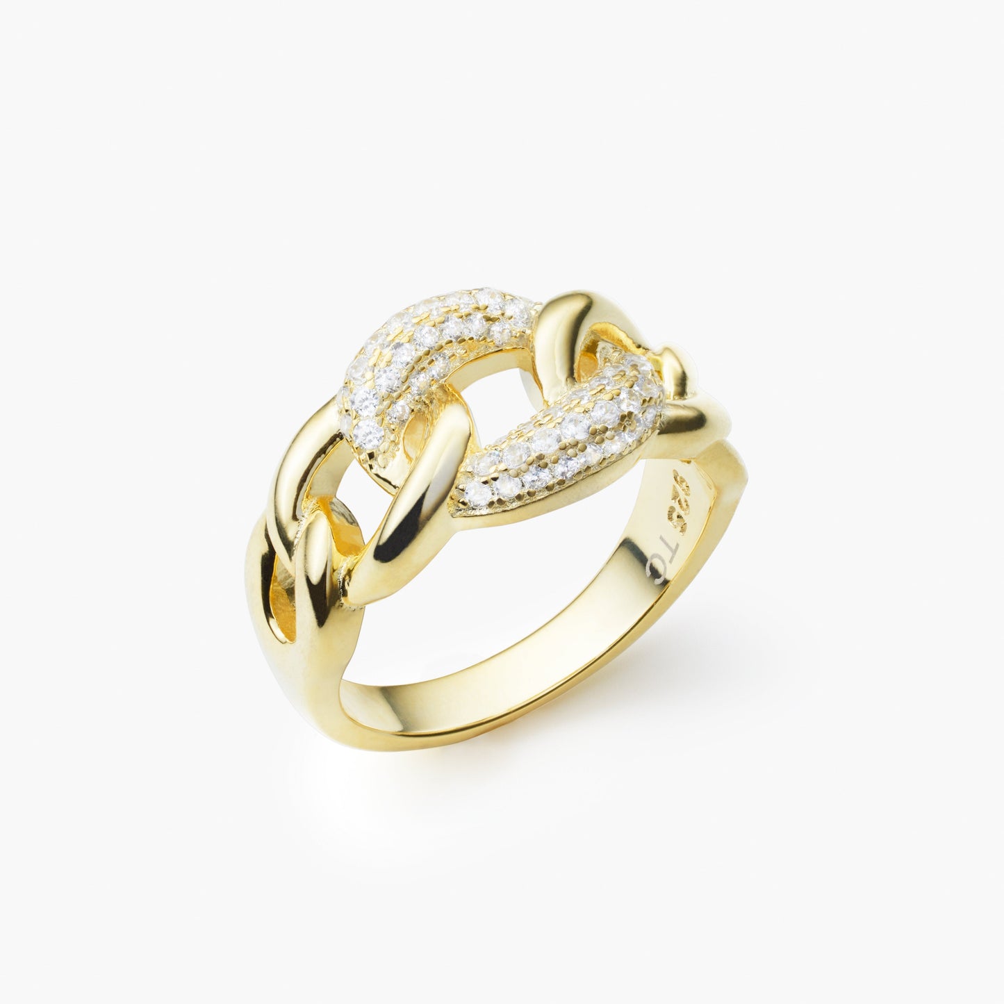 Iced Halo Ring