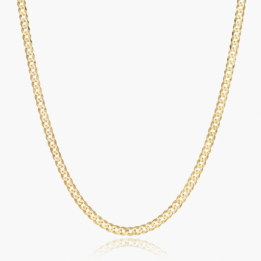 Kid's 4mm Flat Cuban Chain