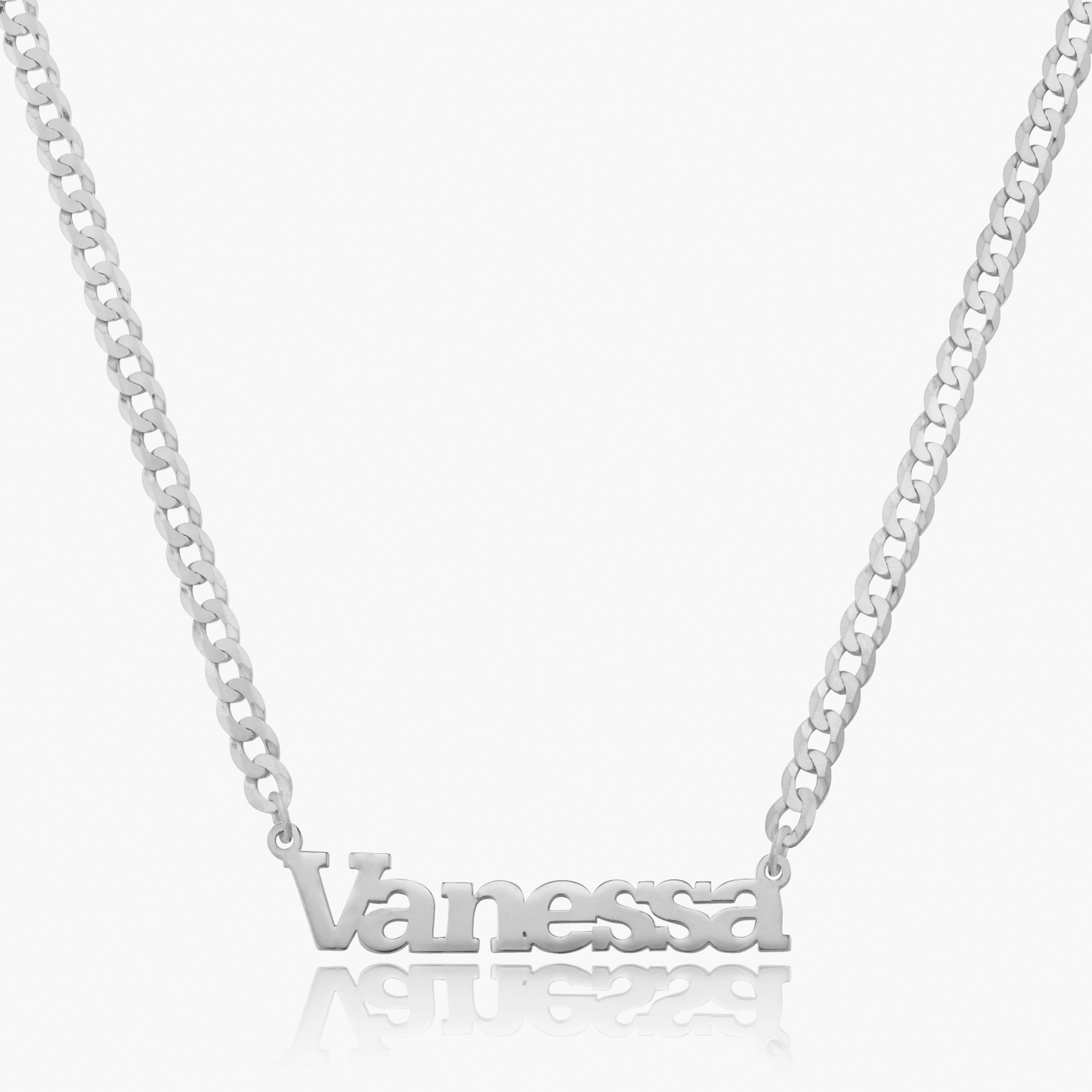 Times New Roman Name Necklace
