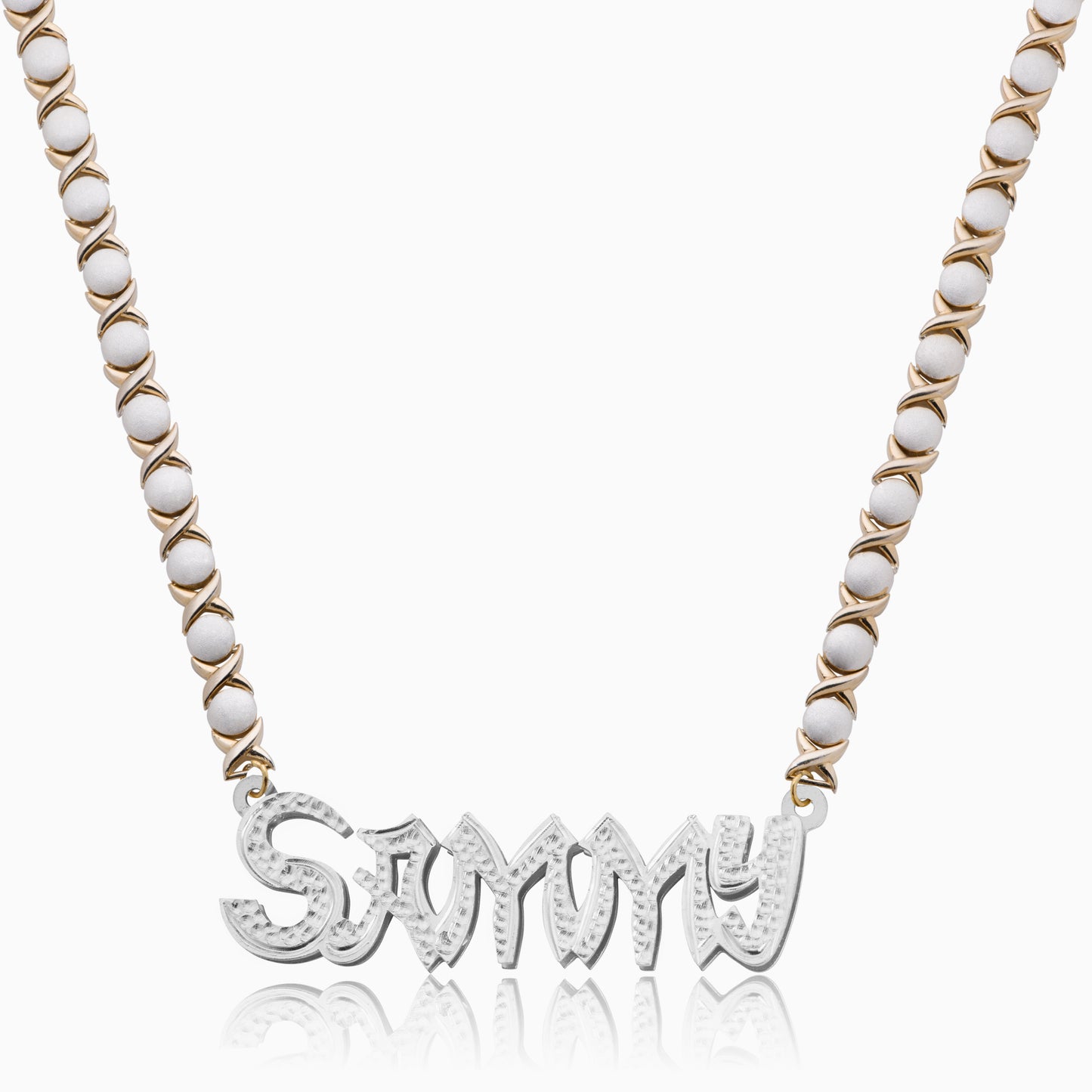 Double Plated "Take-out" Name Necklace