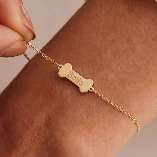 Doggy Bone Engraved Bracelet