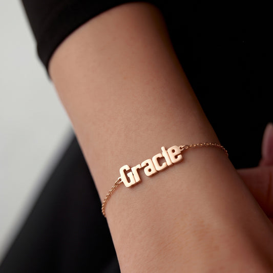 My Dog’s BLOCK Name Bracelet