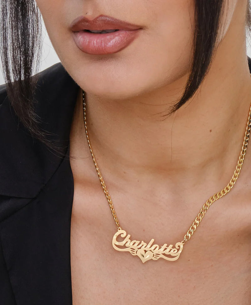 Diamond Cut Name Necklaces