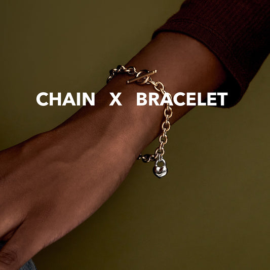 Mid-Size Double Cuban Lock Chain x Bracelet