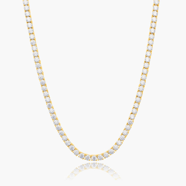 3mm Round Cut Tennis Chain