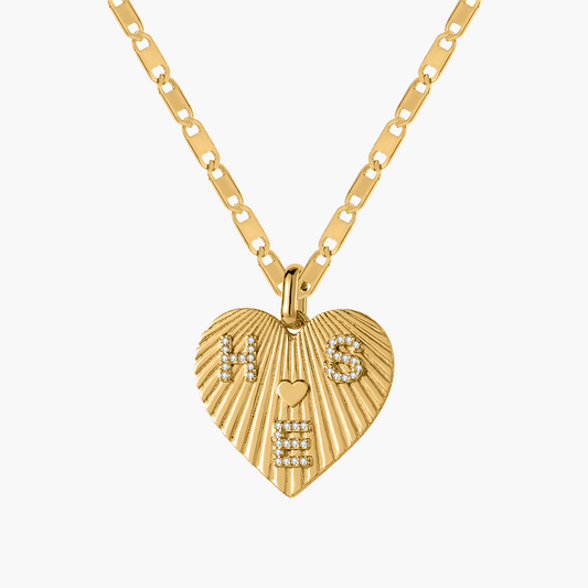 Legacy Initial Heart Pendant