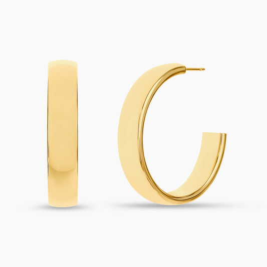 FREE 🎁 Chunky 7mm Hoop Earrings