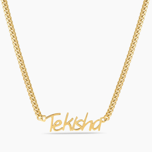 THICK 5mm Script Name Necklace