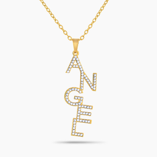 Luxe Drop Name Pendant