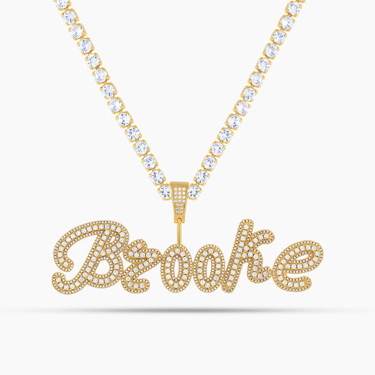 Pavé Pop Name Necklace