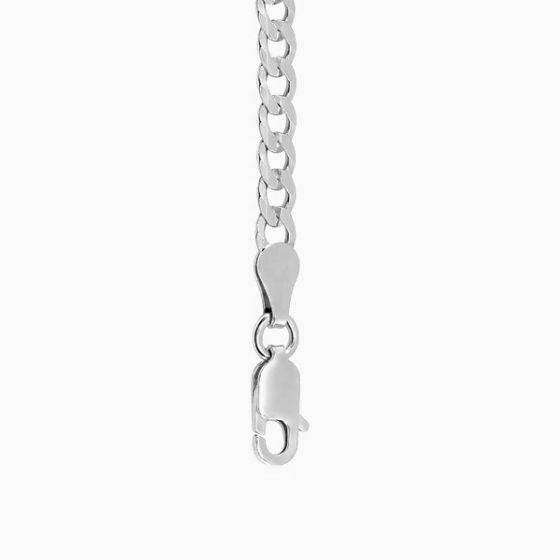 White Gold Necklace Extender Sterling Silver (1 2 3 inches)