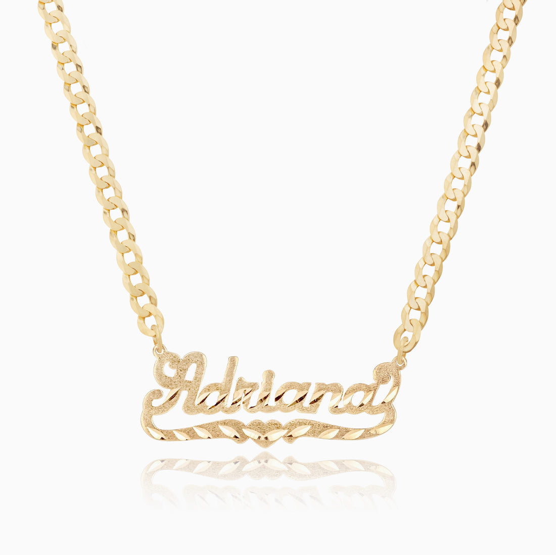 Diamond-Cut Name Necklace - Tres Colori – Tres Colori Jewelry