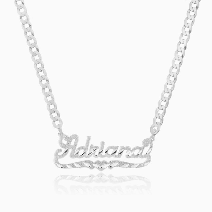 Diamond-Cut Name Necklace - Tres Colori – Tres Colori Jewelry