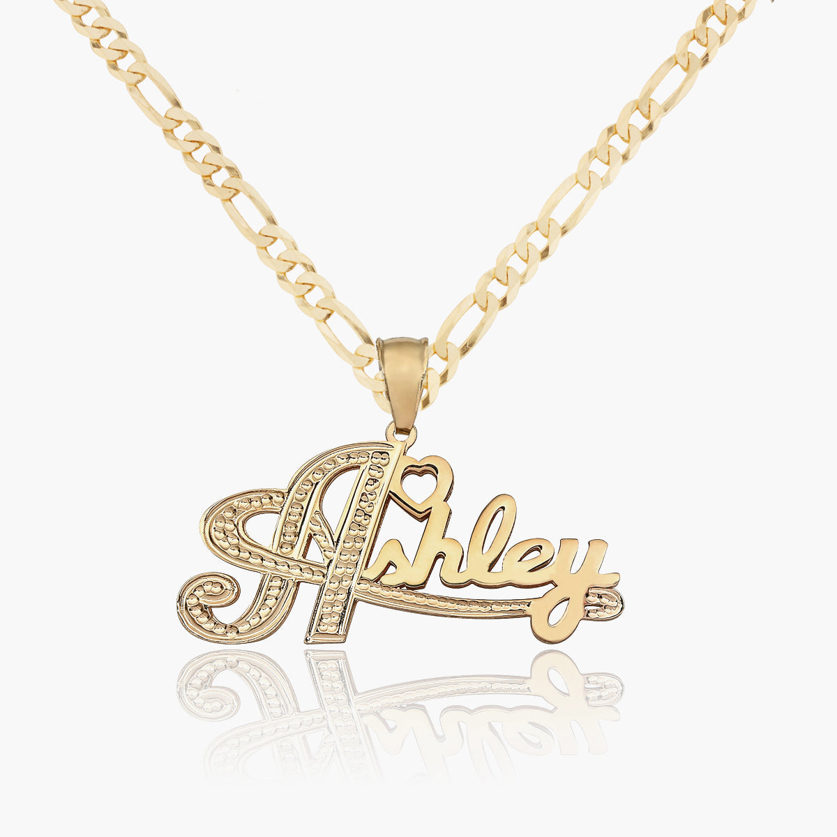 The Golden Swift Double Plated Name Necklace
