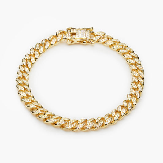 Naked Iced Cuban Bracelet