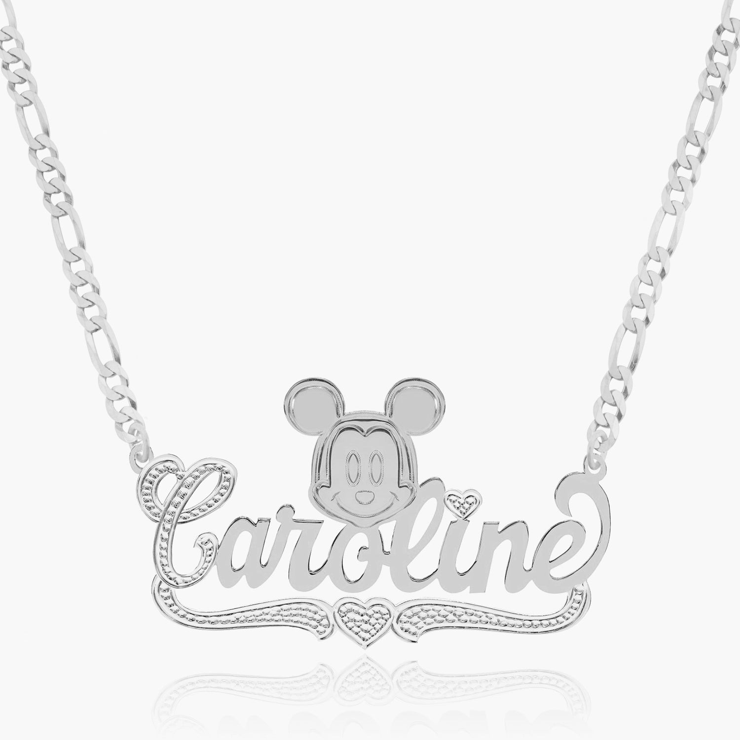 Minnie mouse store name necklace