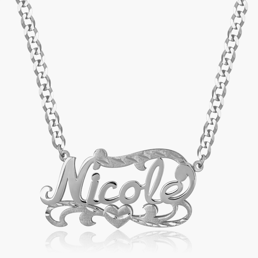 Double Plated Name Necklace