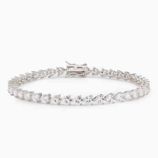 Heart Cut Tennis Bracelet