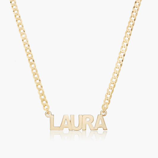 Mini Nameplate Necklace