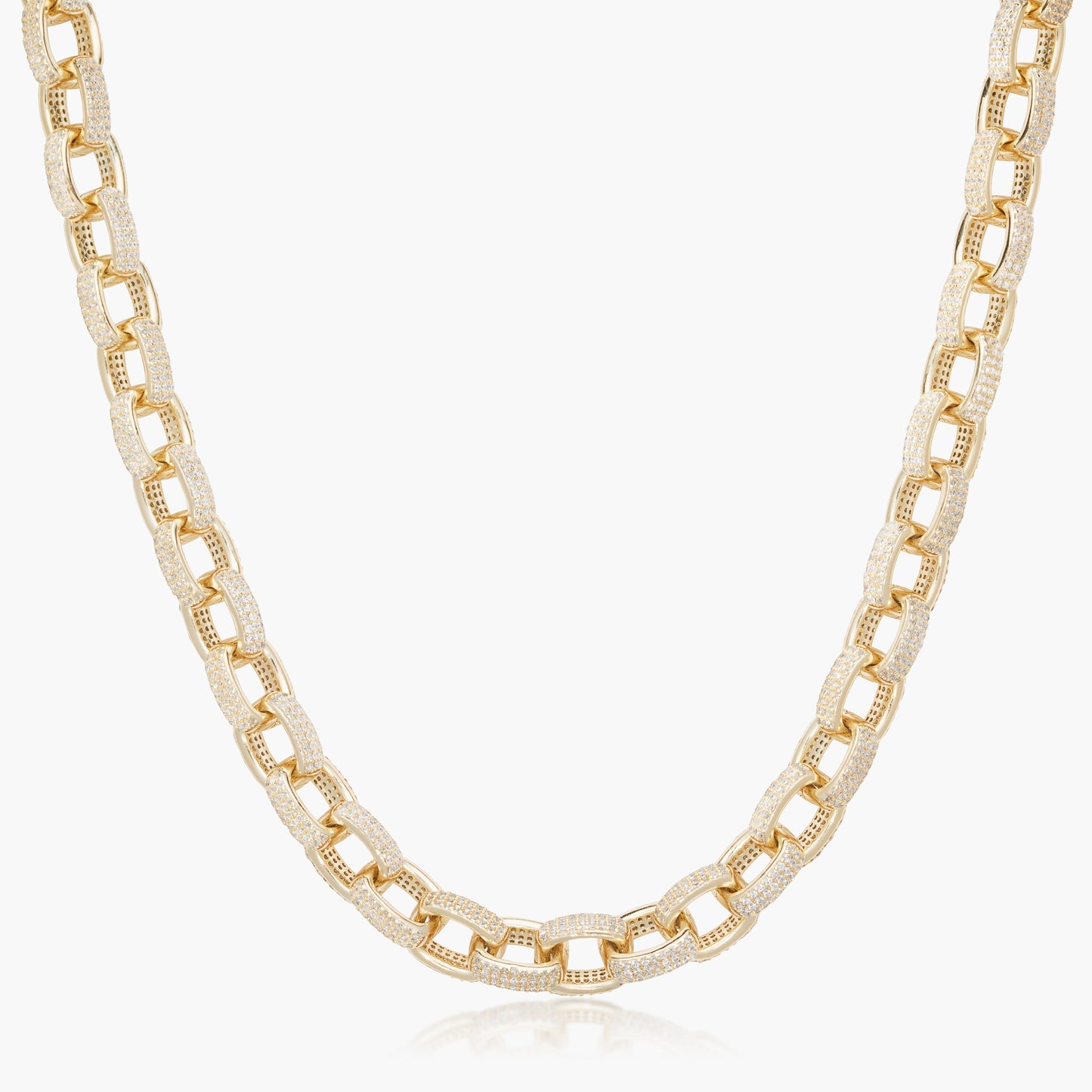 Men's Iced Cable Link Chain