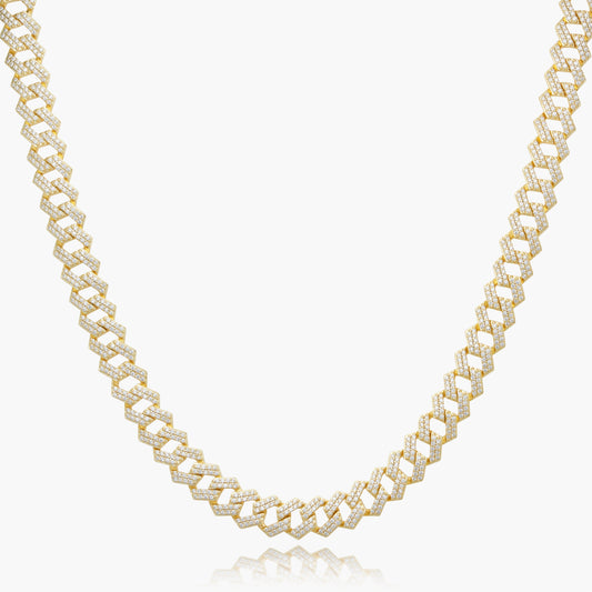 Men's Iced Prong Cuban Chain