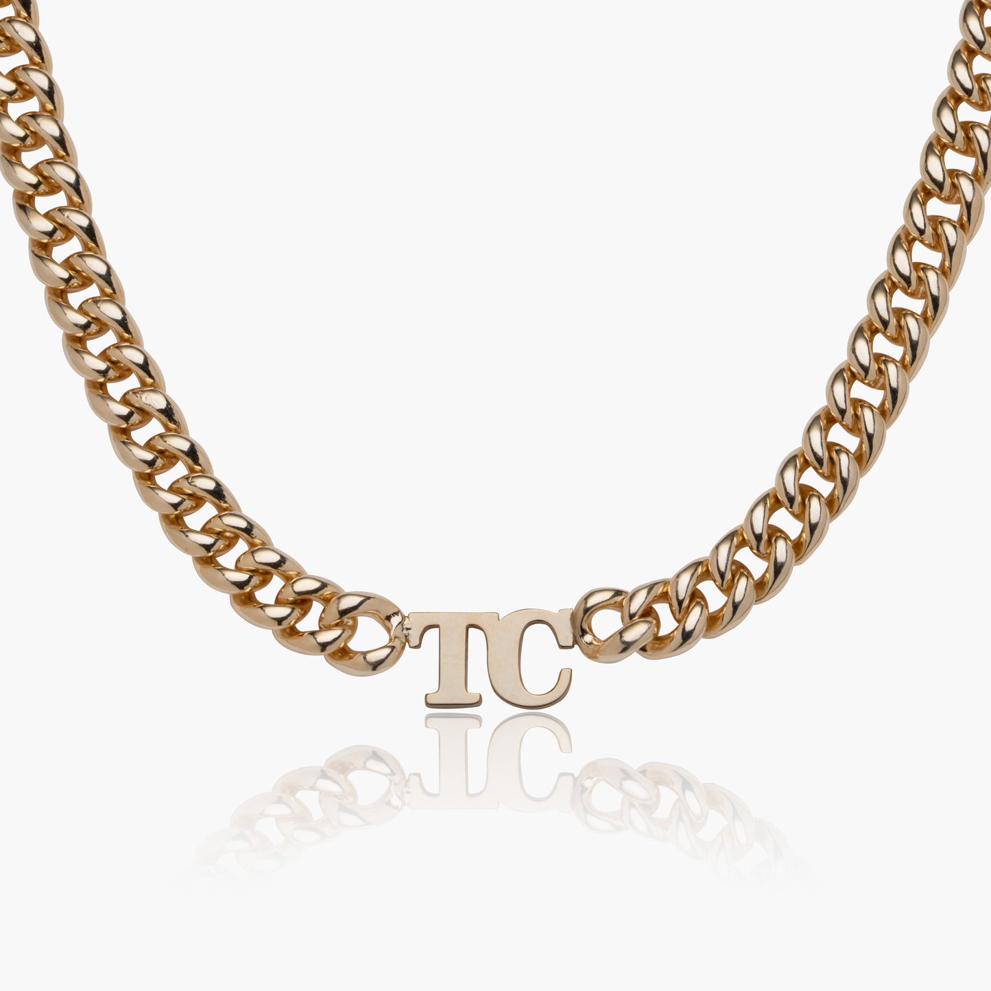 The Double Initial XL Cuban Chain