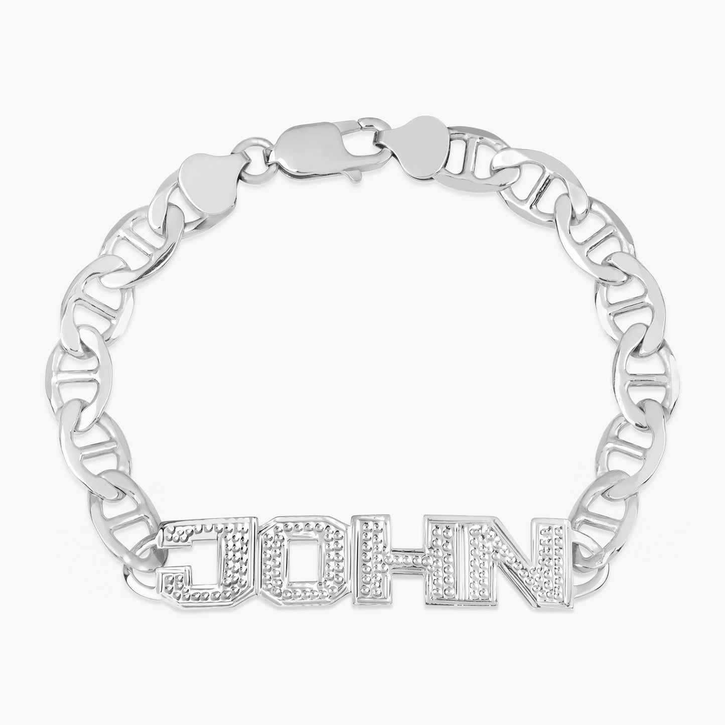 Name Bracelet w/ Mariner Chain