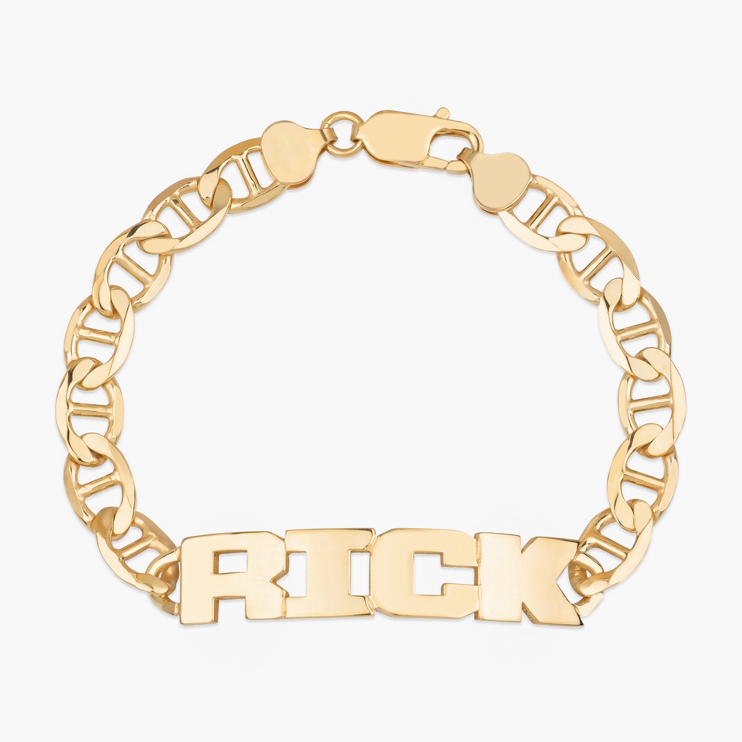 Customized Gold bracelet In Online India | Name Gold Bracelets For Men And  Women