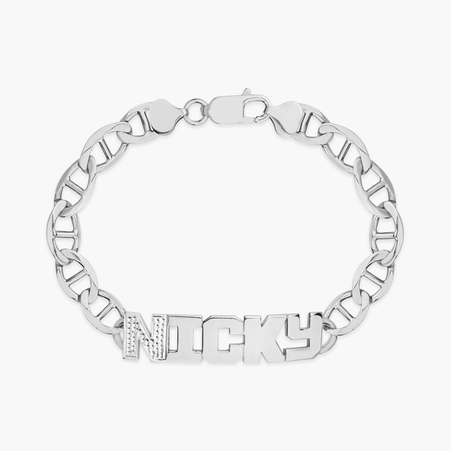 Iced Men's Name Bracelet