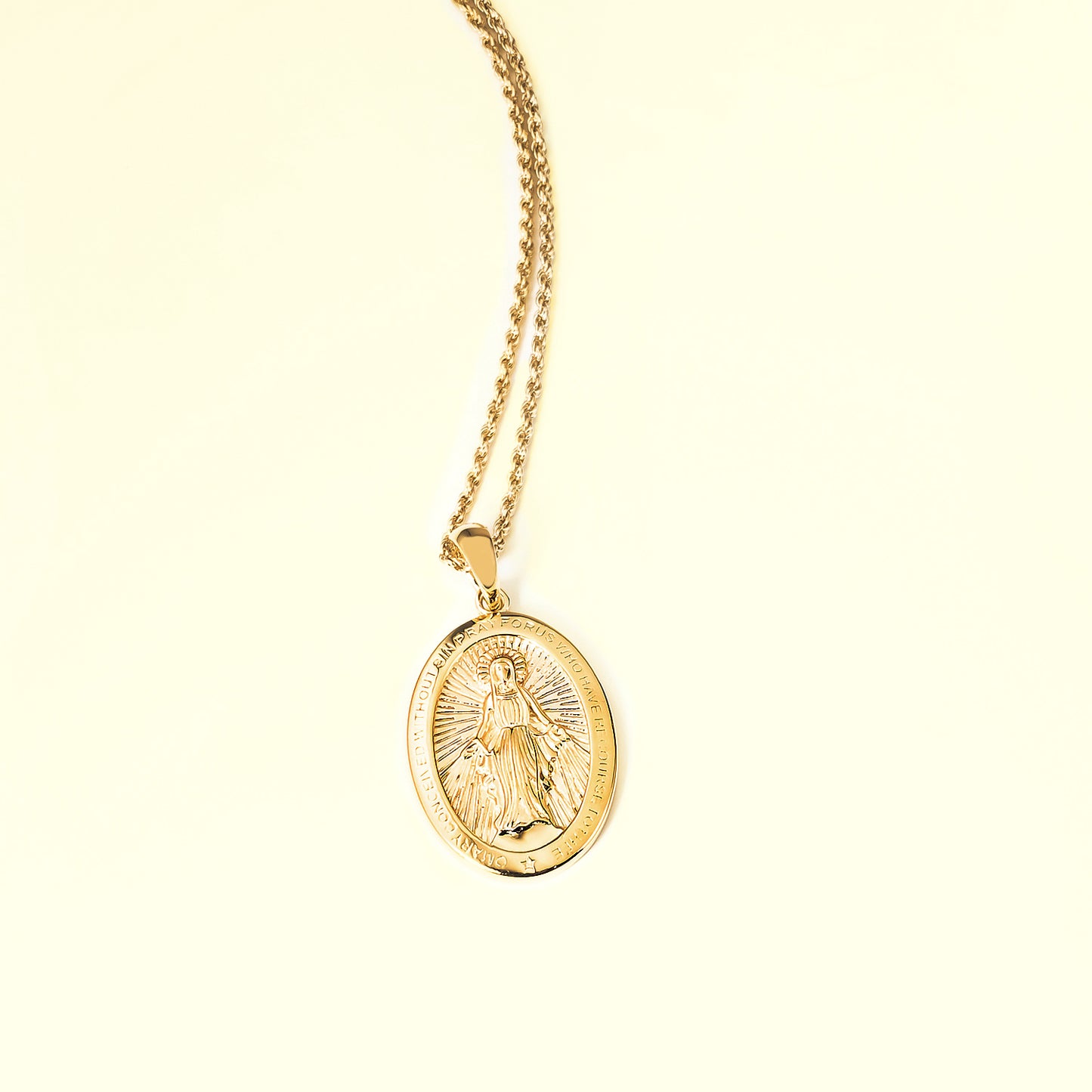 The Lady of Guadalupe Token Pendant