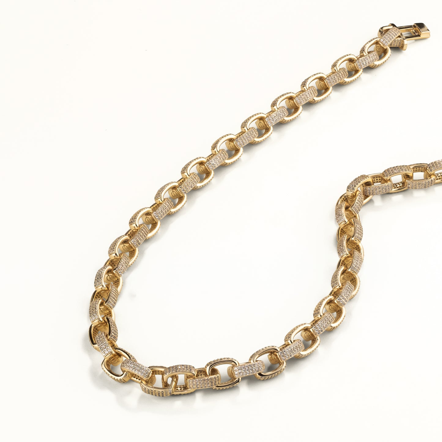 Men's Iced Cable Link Chain