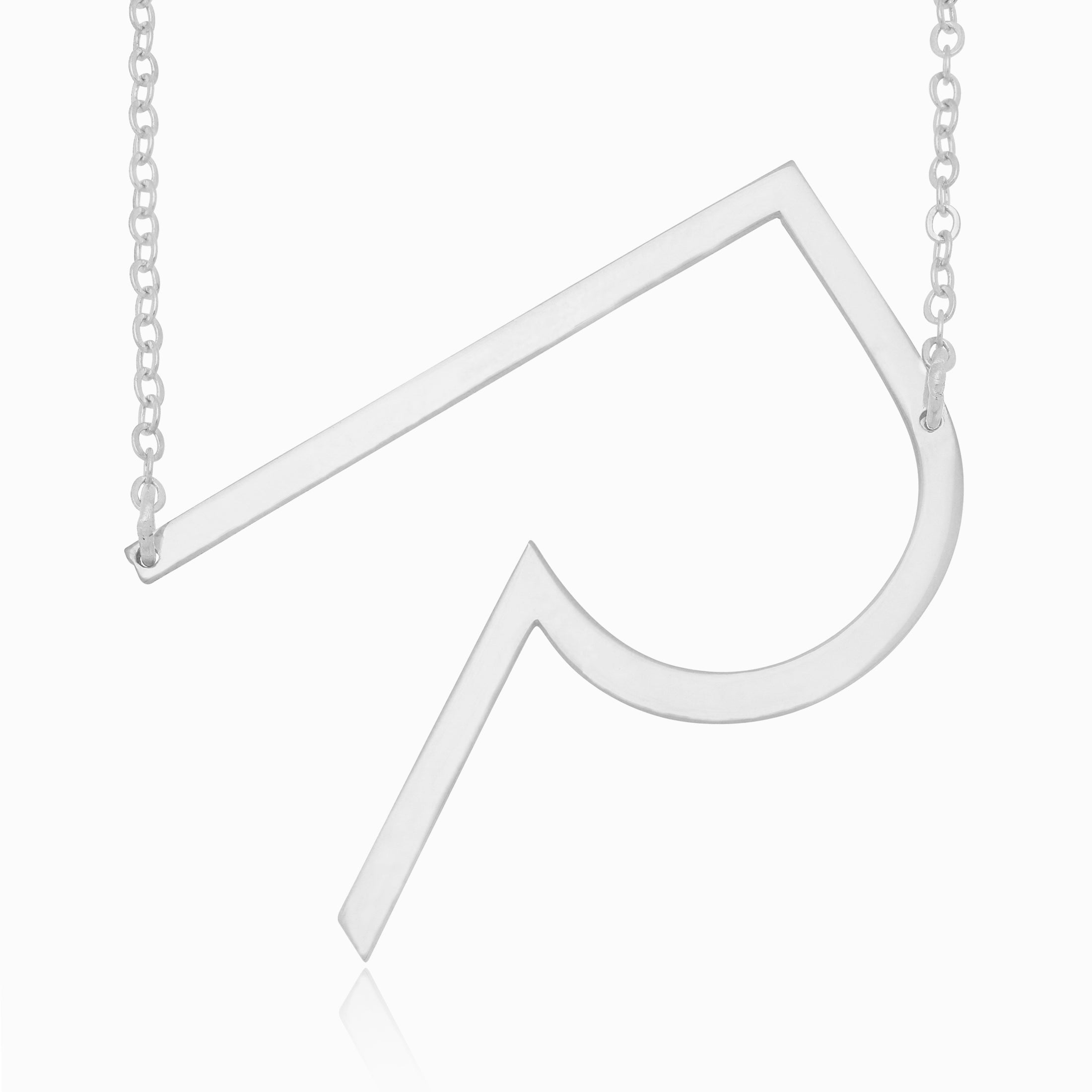 Large Initial Necklace Tres Colori Jewelry