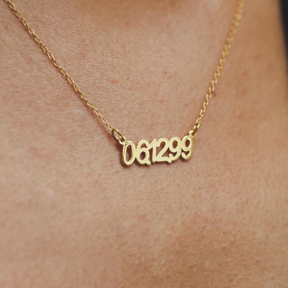 Name Necklace - Special Memory Date Necklace